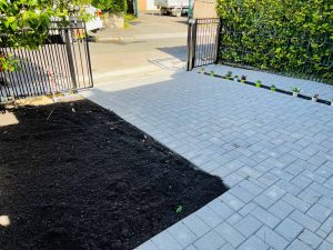 Paved driveway