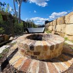 Convict brick fire pit